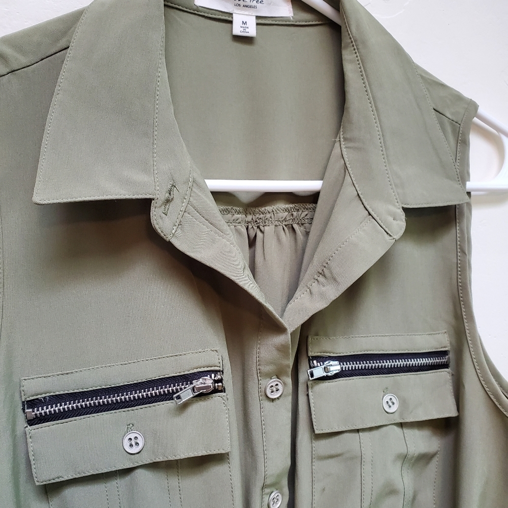 Army Green Romper - Picture 5 of 6